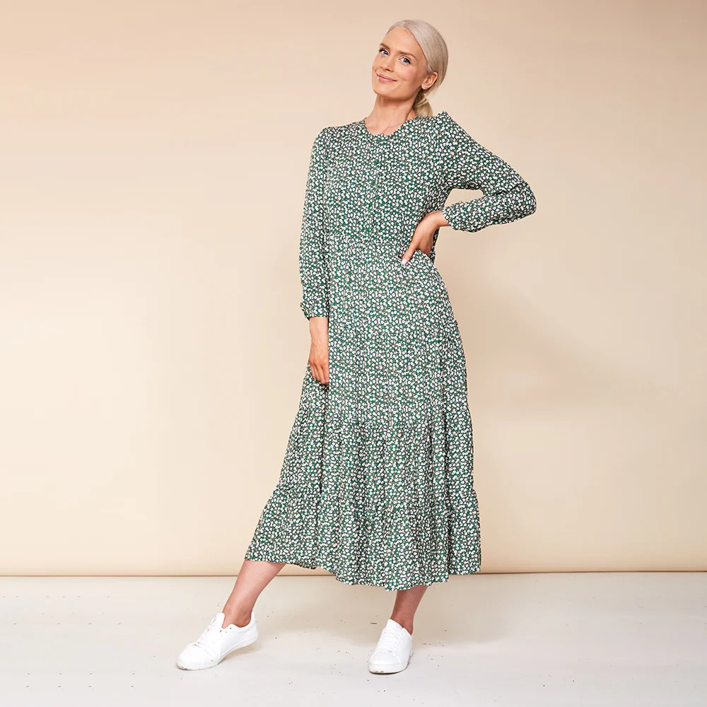 Tessa Dress (Green) - Image 3