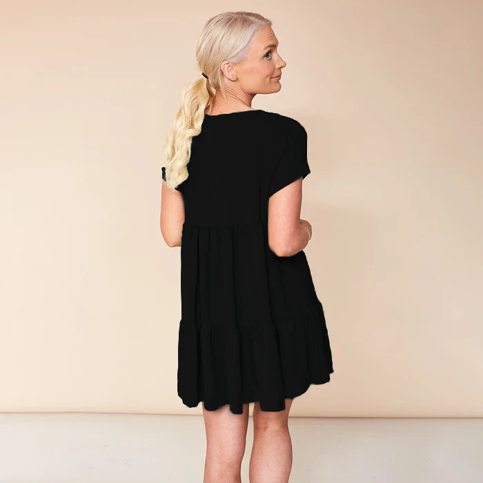 Sia Dress (Black) - Image 4