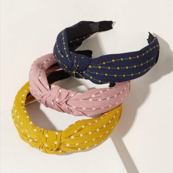 3pcs Cross Knot Hairband - Image 4