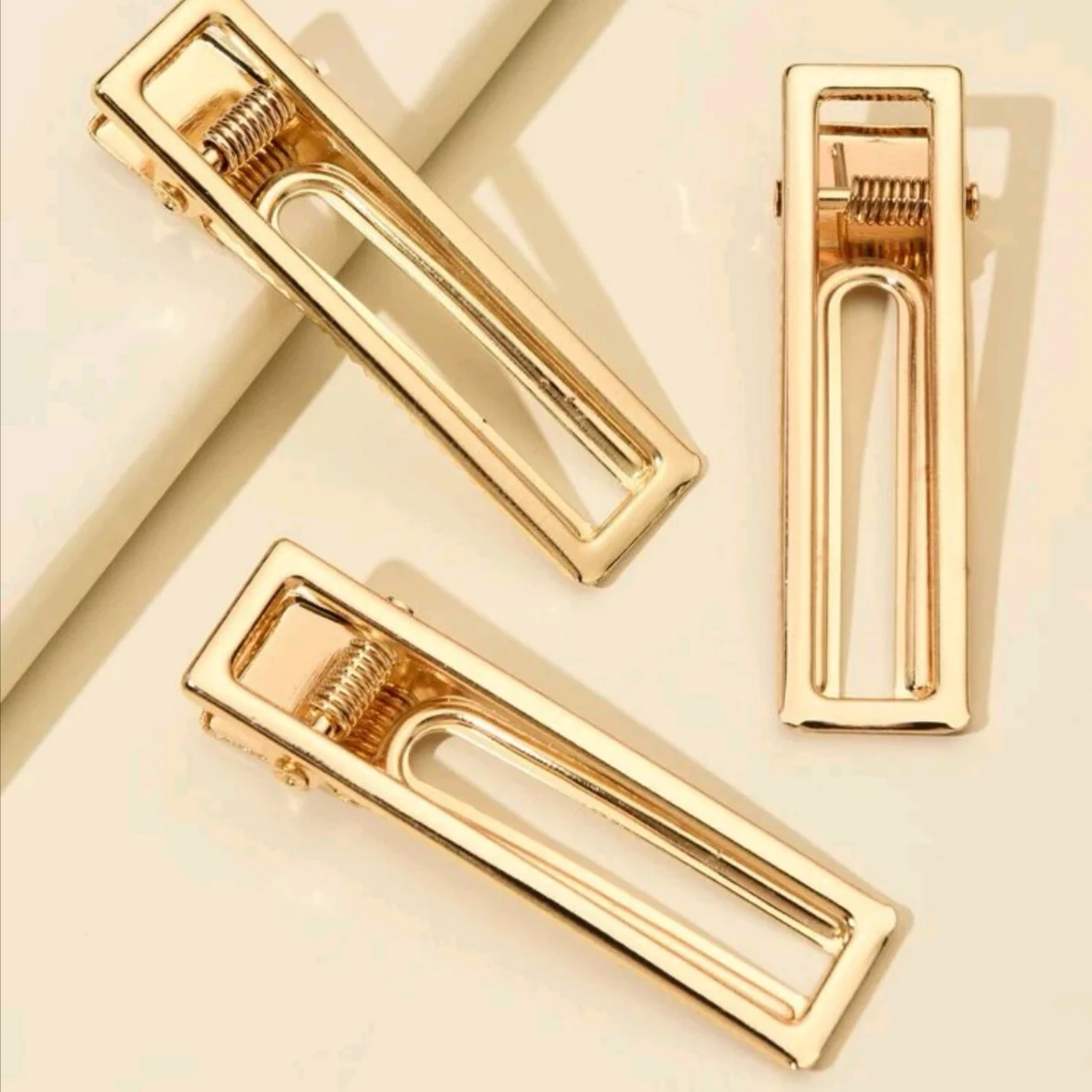 3pcs Geometric Hair Clip