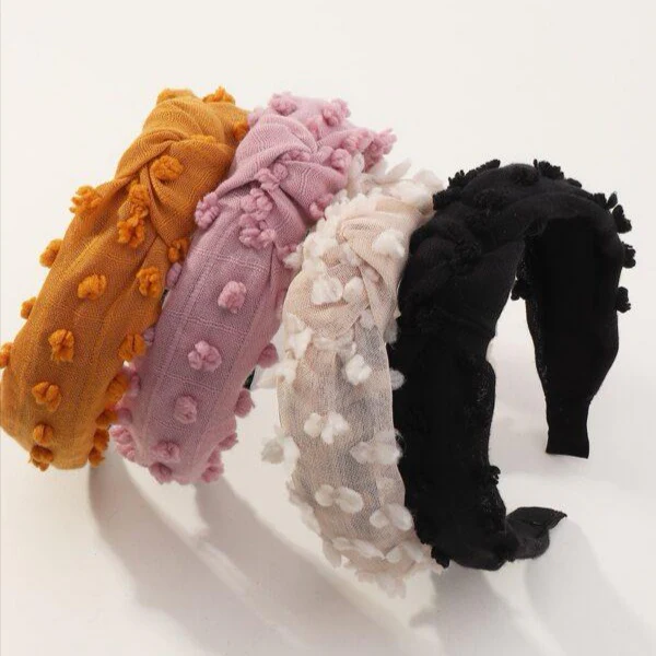 4pcs Poplin Hairband - Image 2