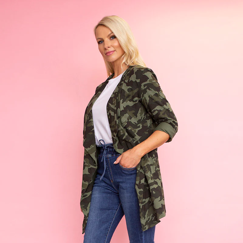 Amy Stretch Blazer (Camo) - Image 3