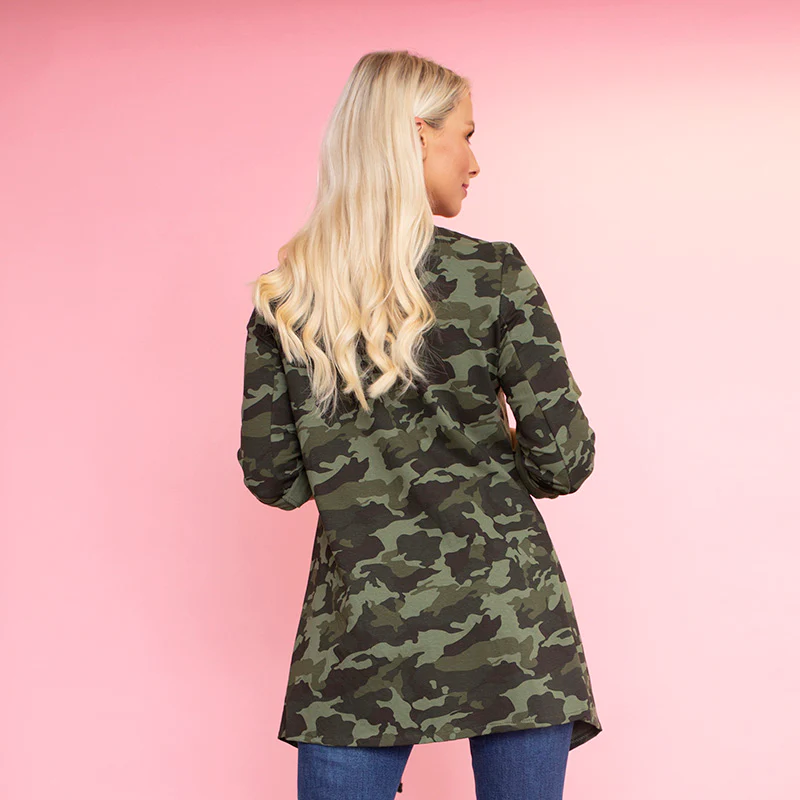 Amy Stretch Blazer (Camo) - Image 5