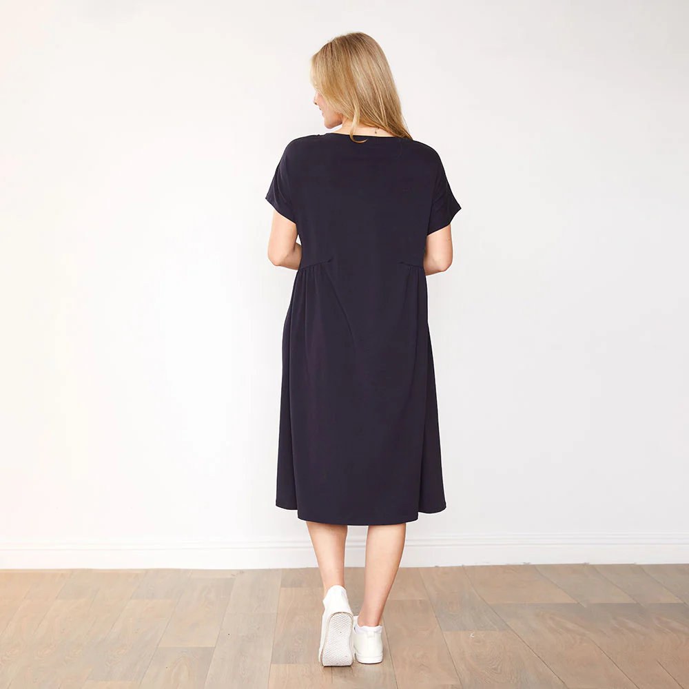 Aaliyah Dress (Navy) - Image 10
