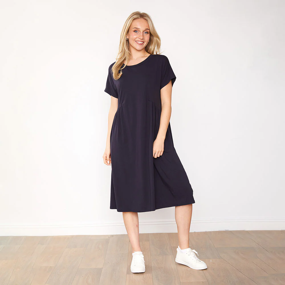 Aaliyah Dress (Navy) - Image 2