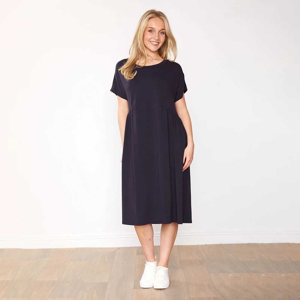 Aaliyah Dress (Navy) - Image 8