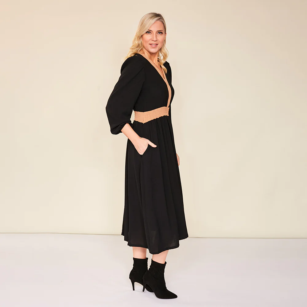 Adelle Dress (Black) - Image 3