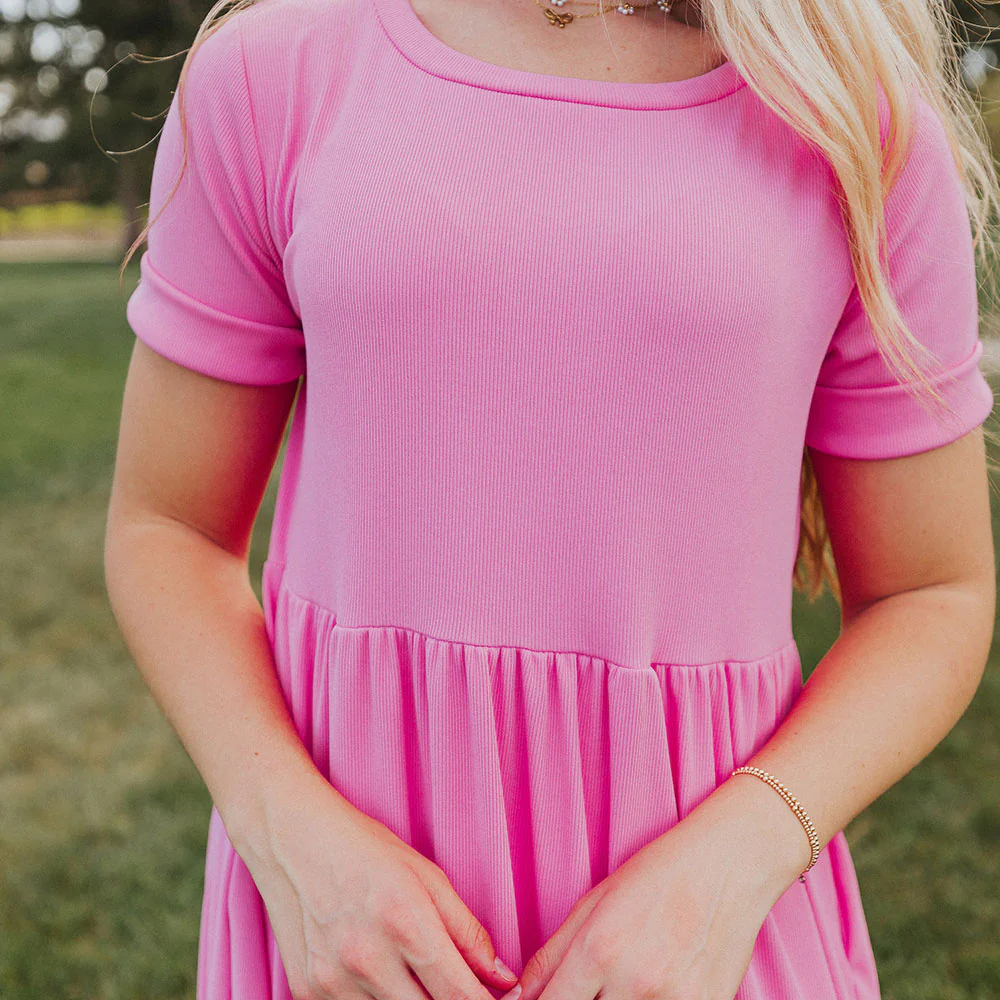 Aida Dress Black & Pink (2 for €66) - Image 7