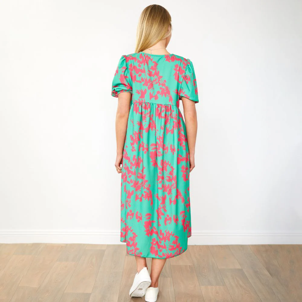 Toni Dress (Green Orchid) - Image 6