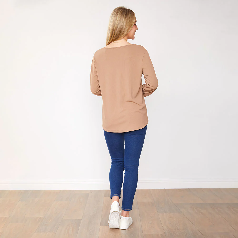 Alison Top (Tan) - Image 10
