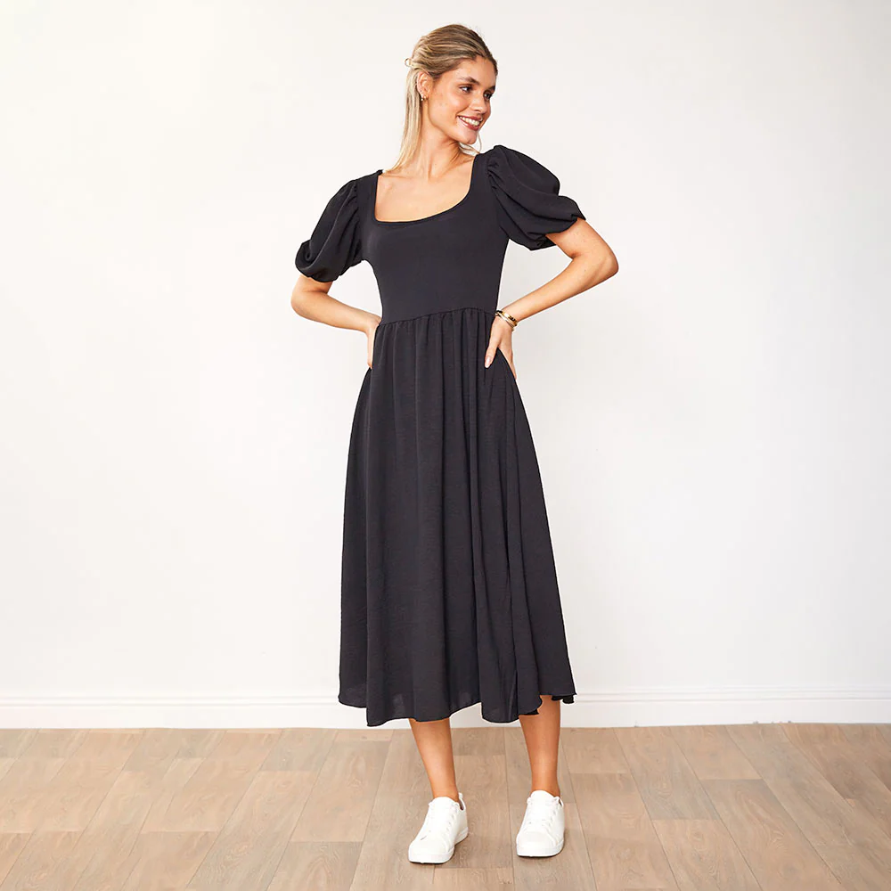 Ally Dress (Black) - Image 5