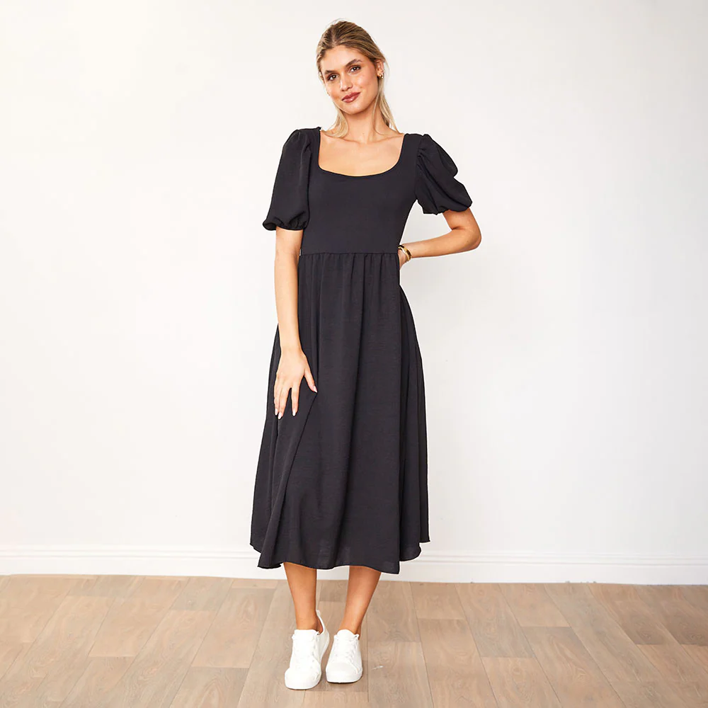 Ally Dress (Black) - Image 6