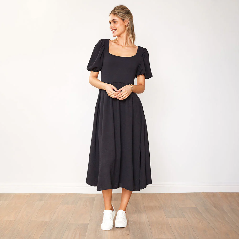 Ally Dress (Black) - Image 7