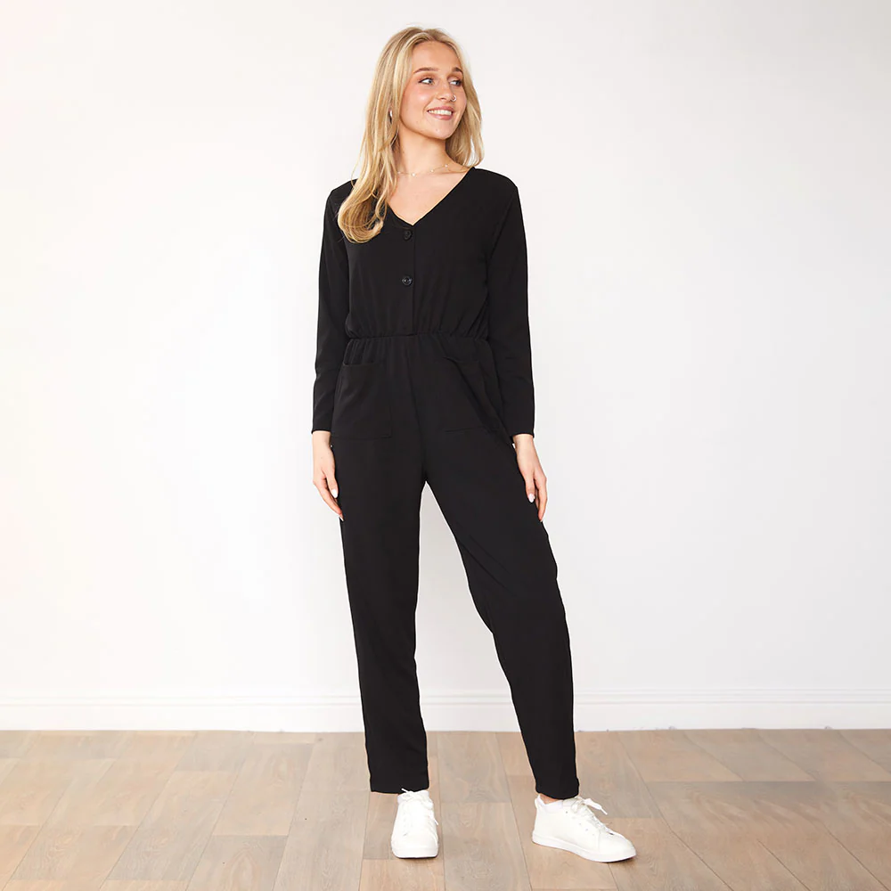 Alma Jumpsuit (Black) - Image 2