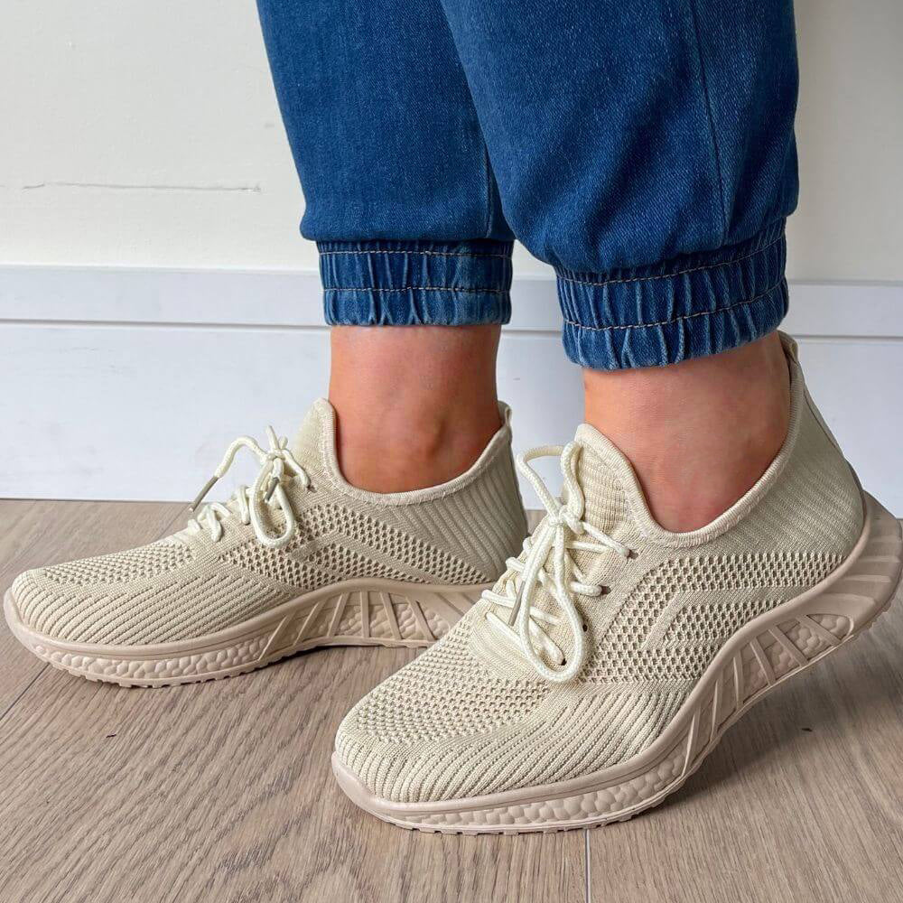 Alma Sneakers (Beige) - Image 6