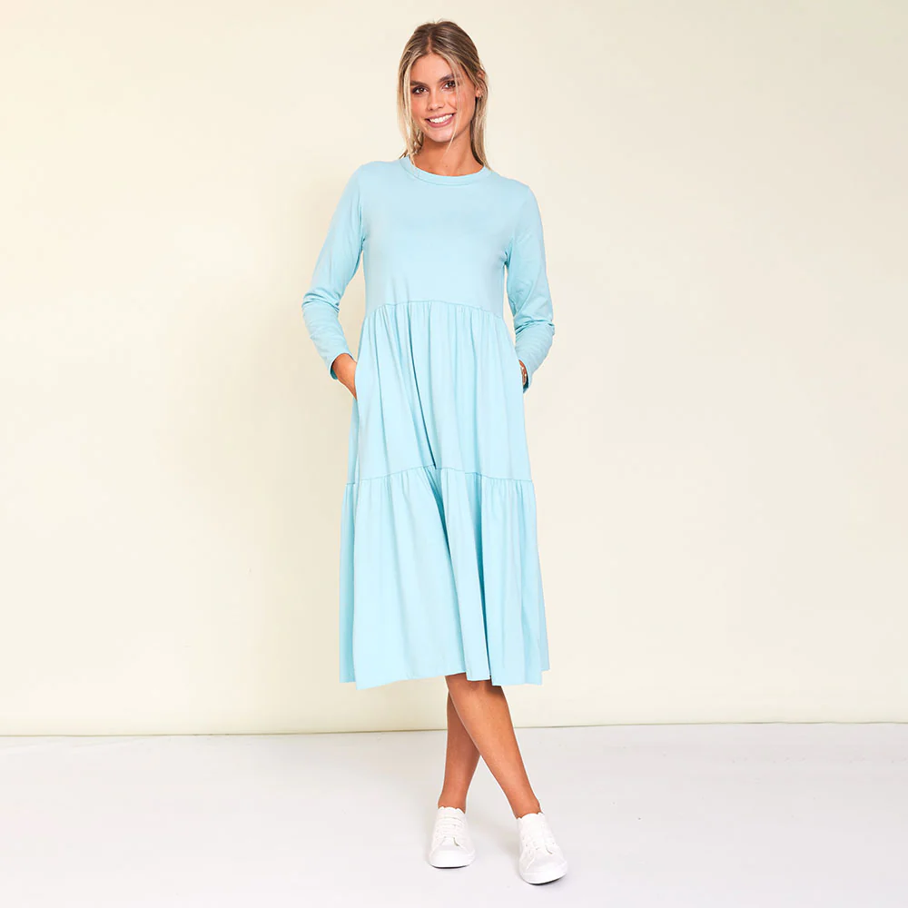 Amber Dress (Aqua)