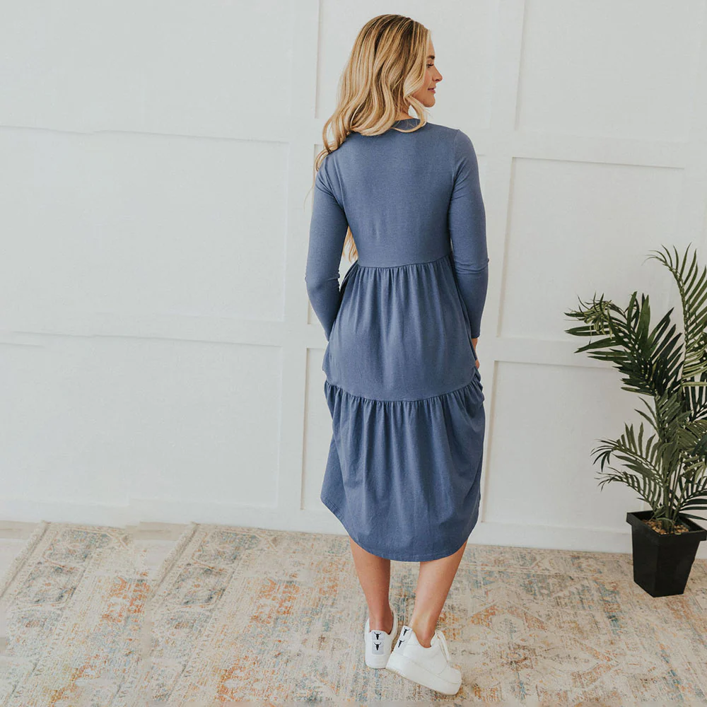 Amber Dress (Denim) - Image 6