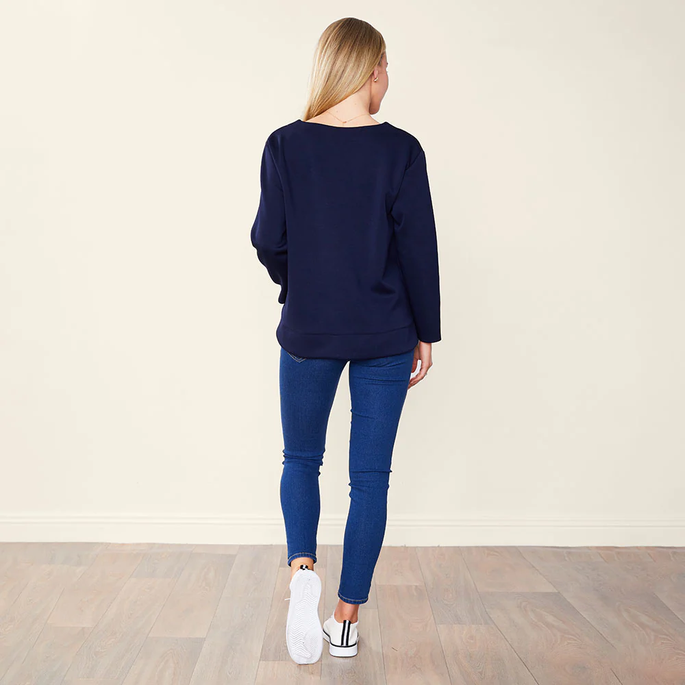 Amber Top (Navy) - Image 7