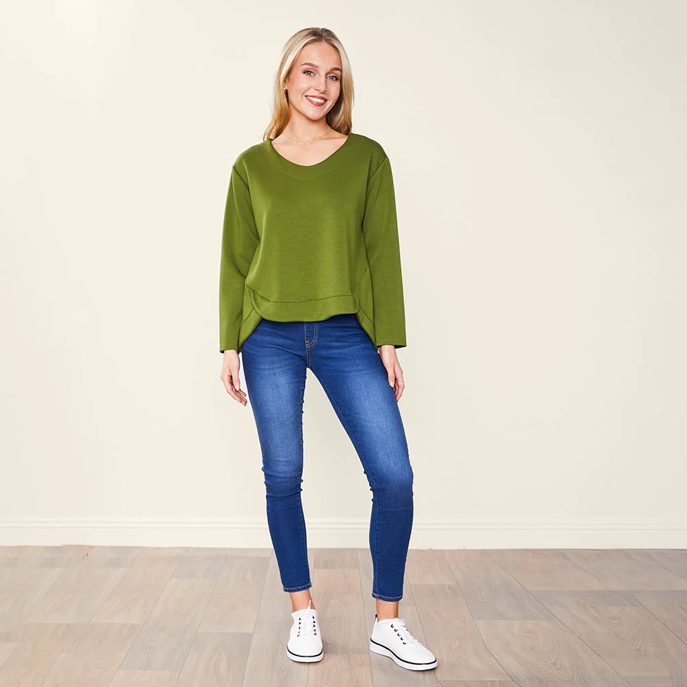 Amber Top (Olive) - Image 4