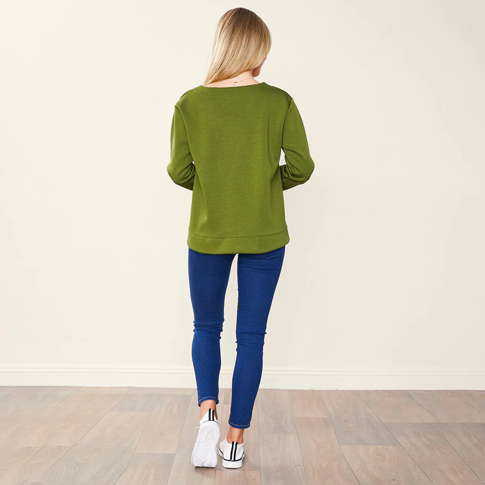 Amber Top (Olive) - Image 6