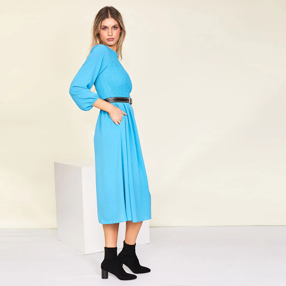 Aniston Dress (Blue) - Image 7