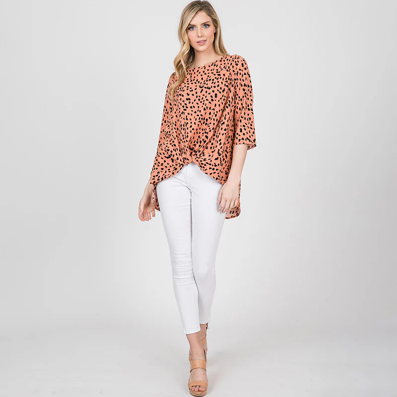 Annie Animal Print Blouse - Image 3