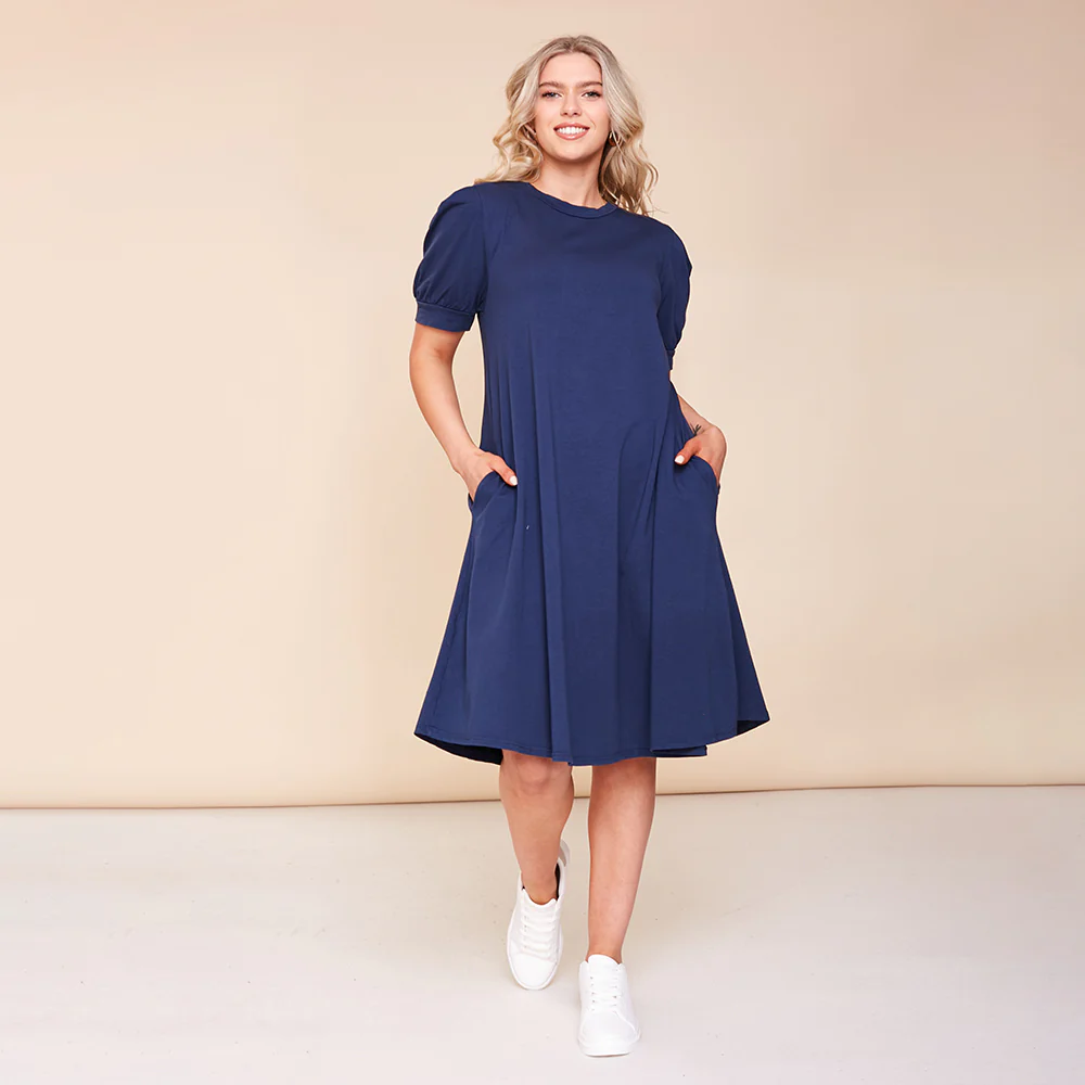 Annie Dress (Navy)