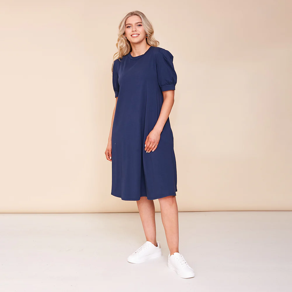 Annie Dress (Navy) - Image 6