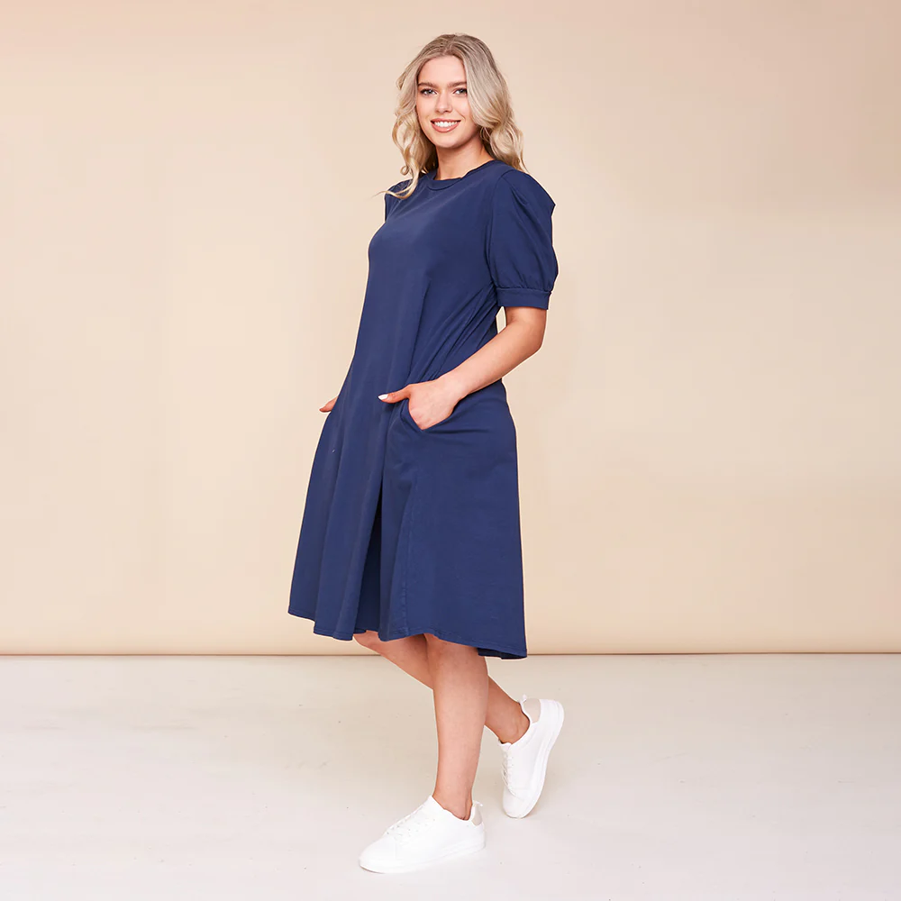 Annie Dress (Navy) - Image 8