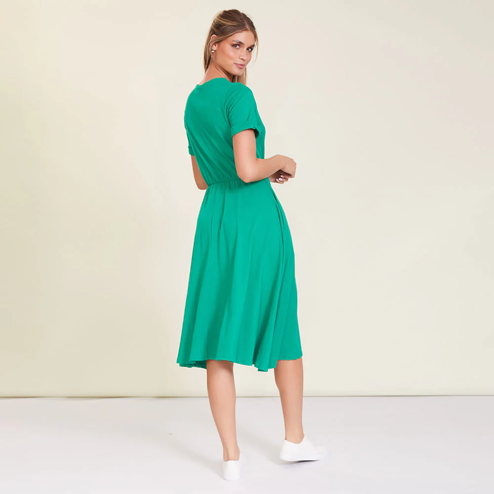 Archie Dress (Green) - Image 11