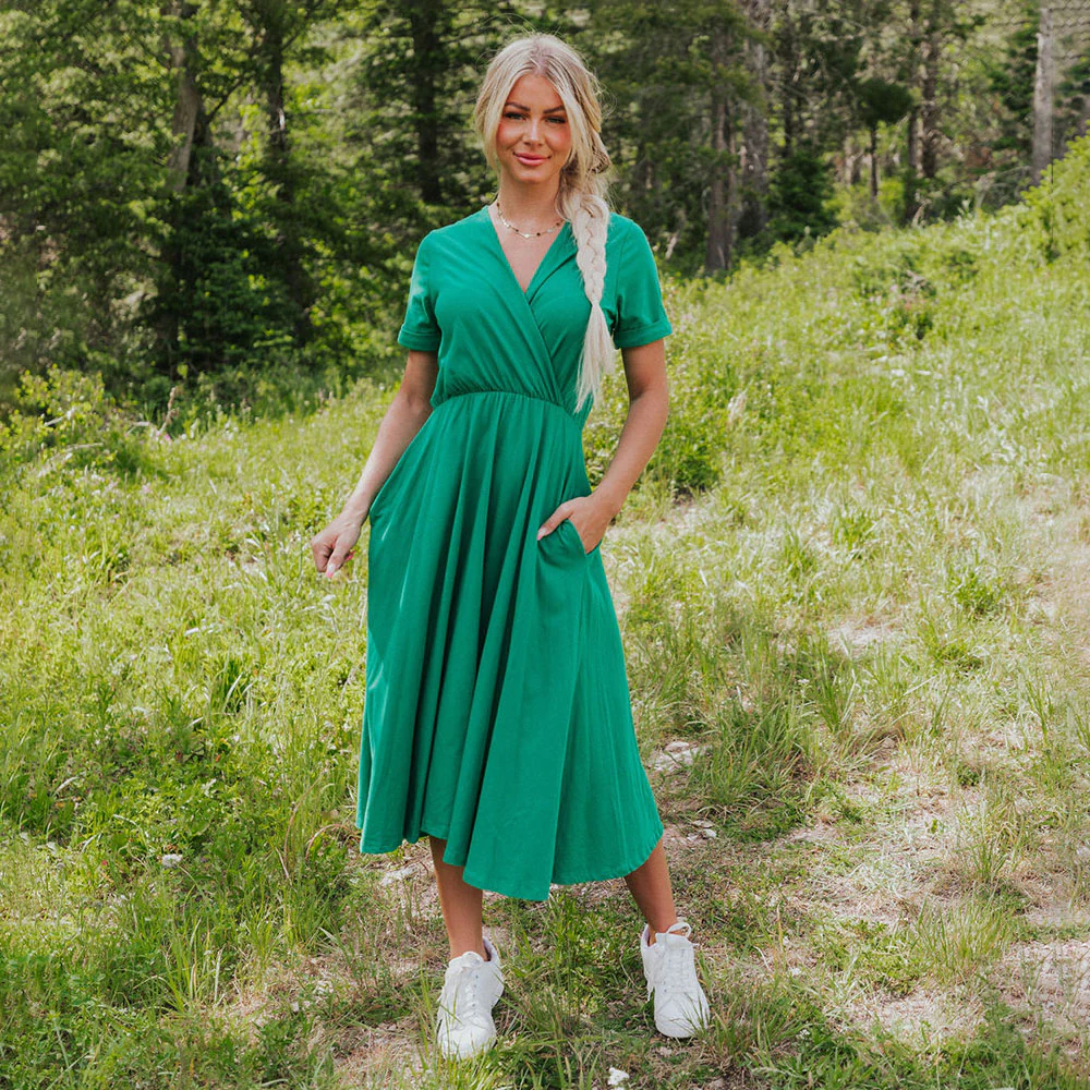 Archie Dress (Green) - Image 2