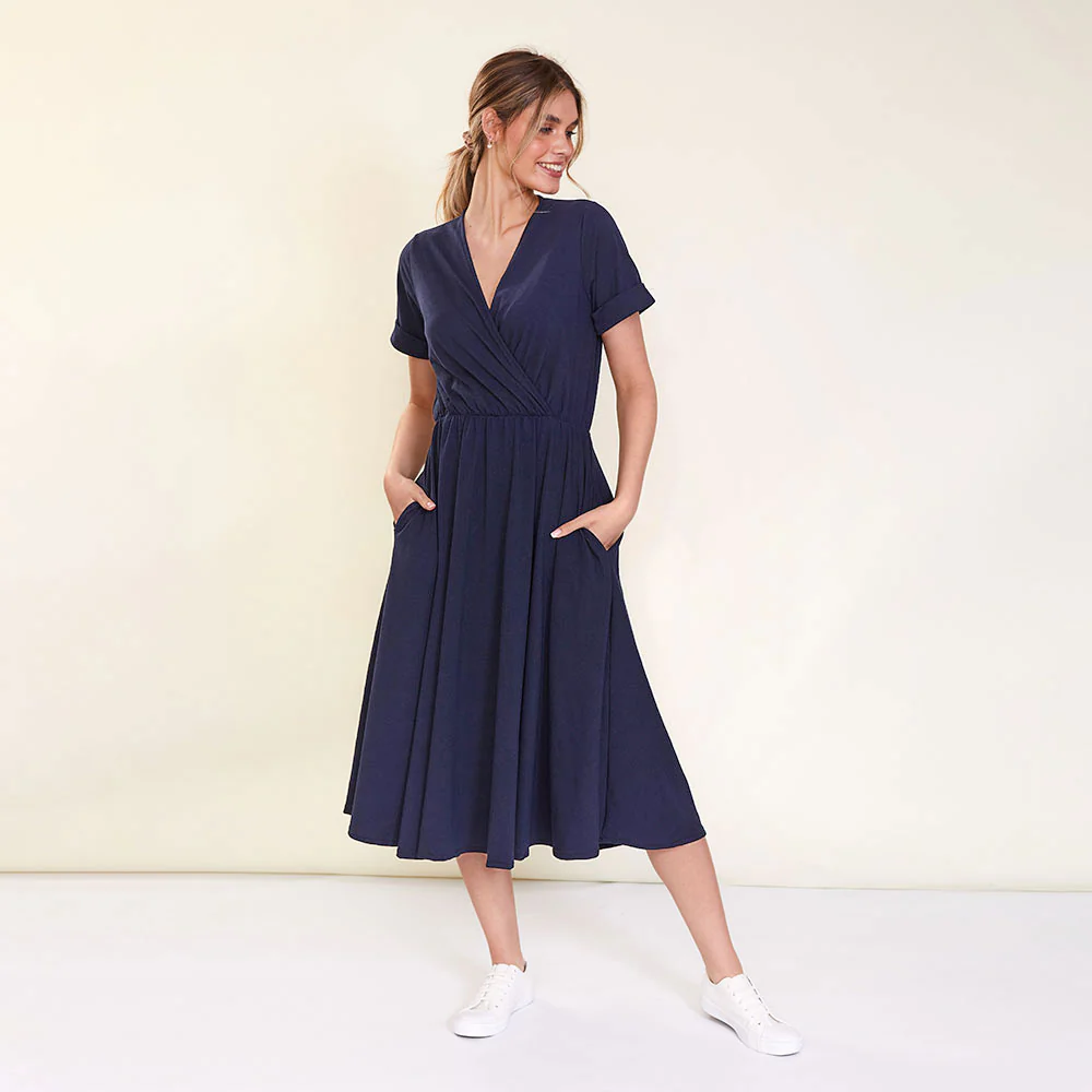 Archie Dress (Navy) - Image 3
