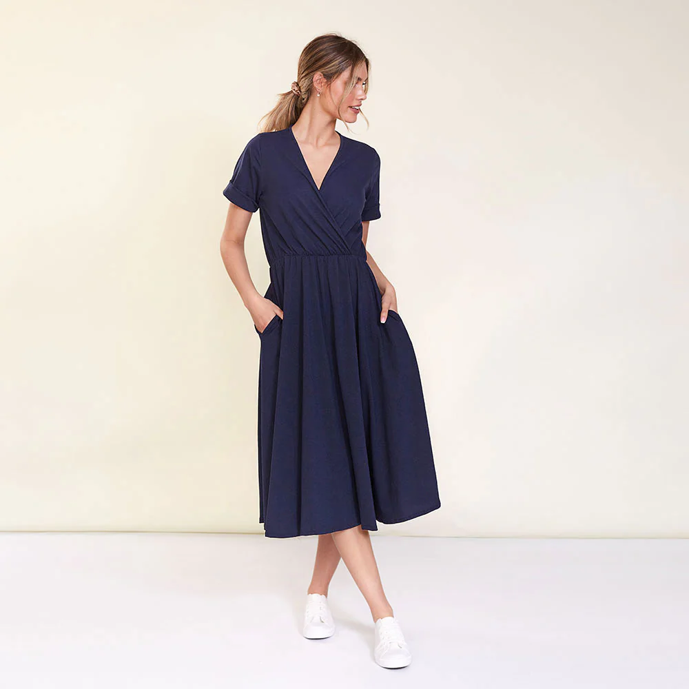 Archie Dress (Navy) - Image 4