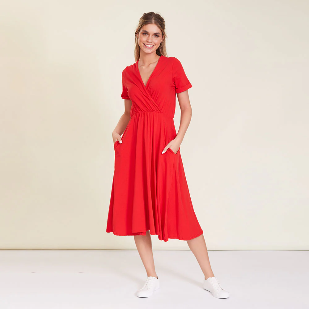 Archie Dress (Red) - Image 6