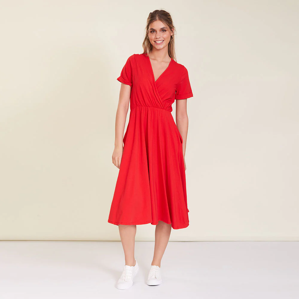 Archie Dress (Red) - Image 8