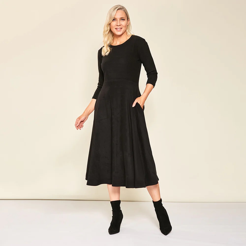 Aubree Dress (Black) - Image 4