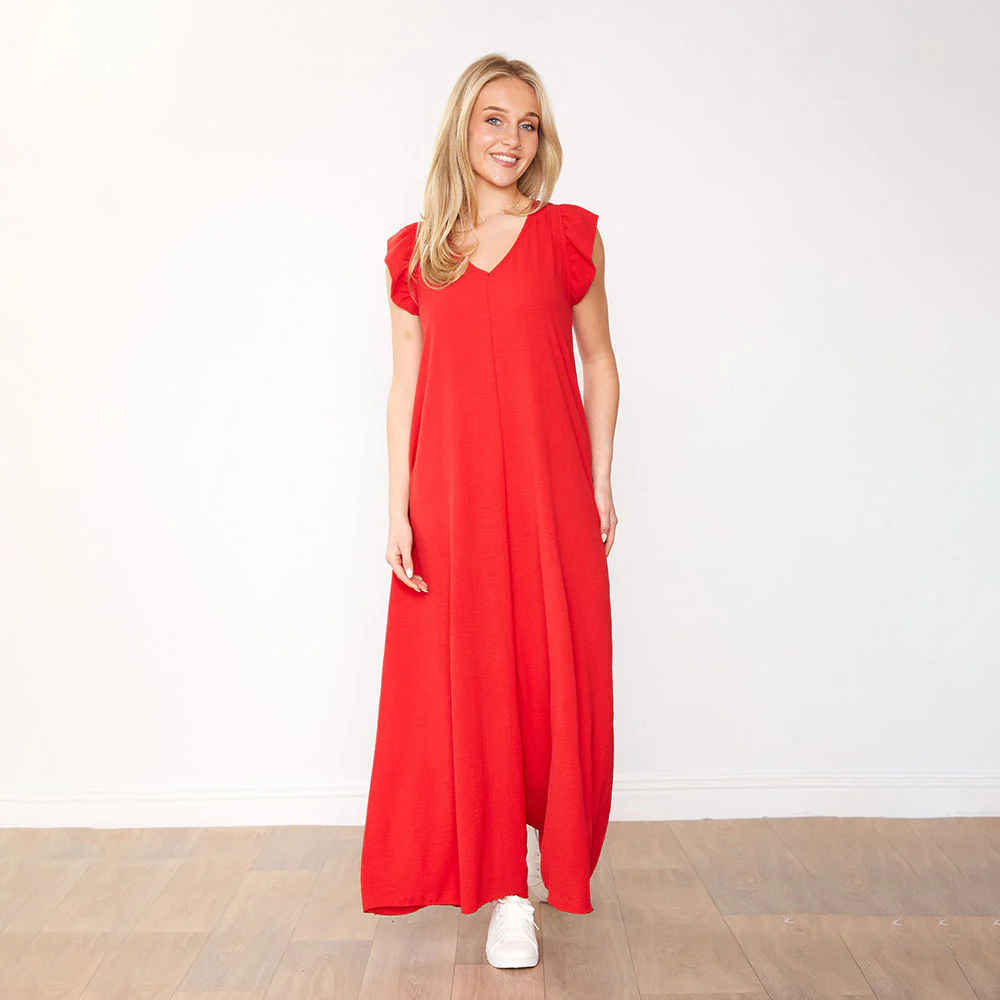Avery Jumpsuit (Red) - Image 3