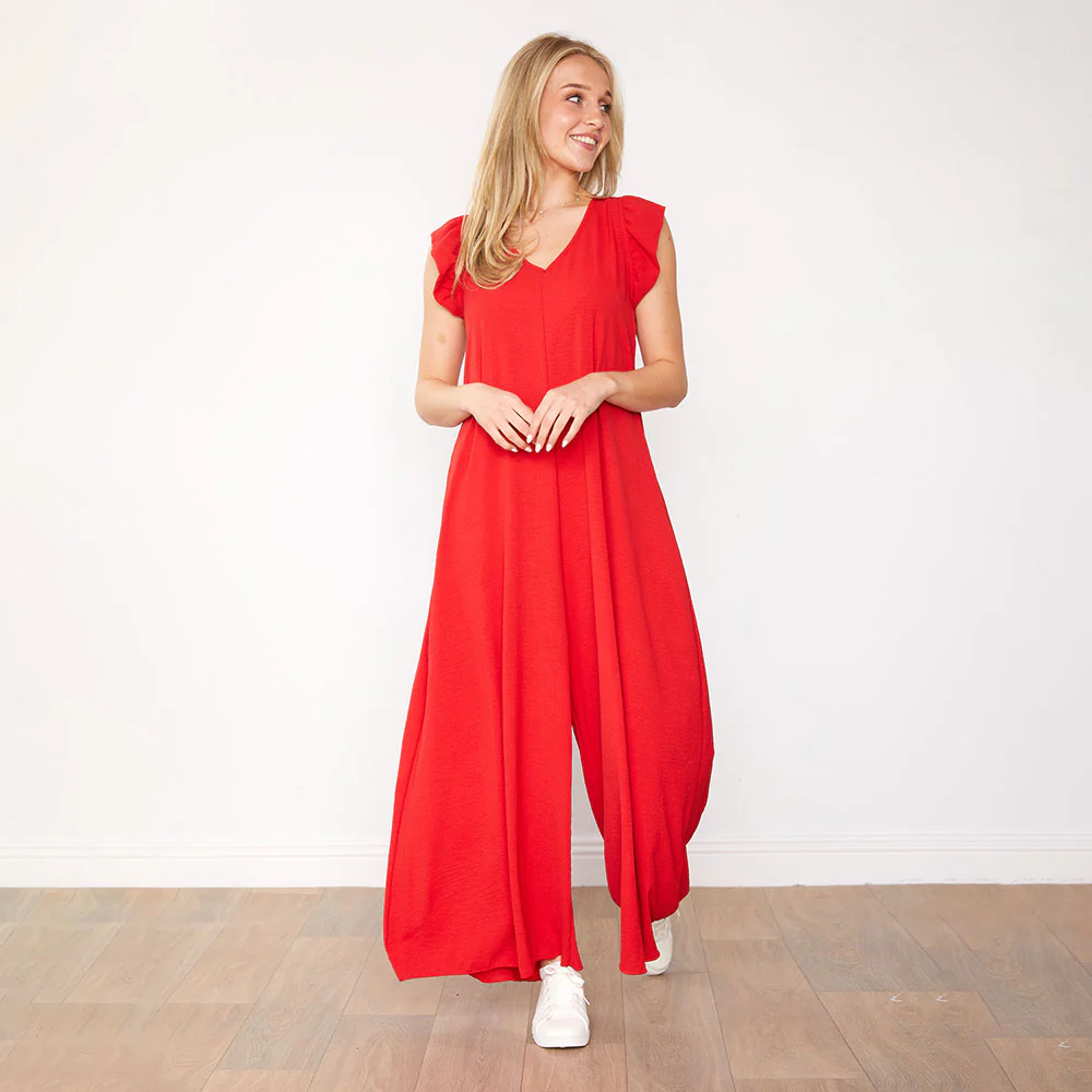 Avery Jumpsuit (Red) - Image 4