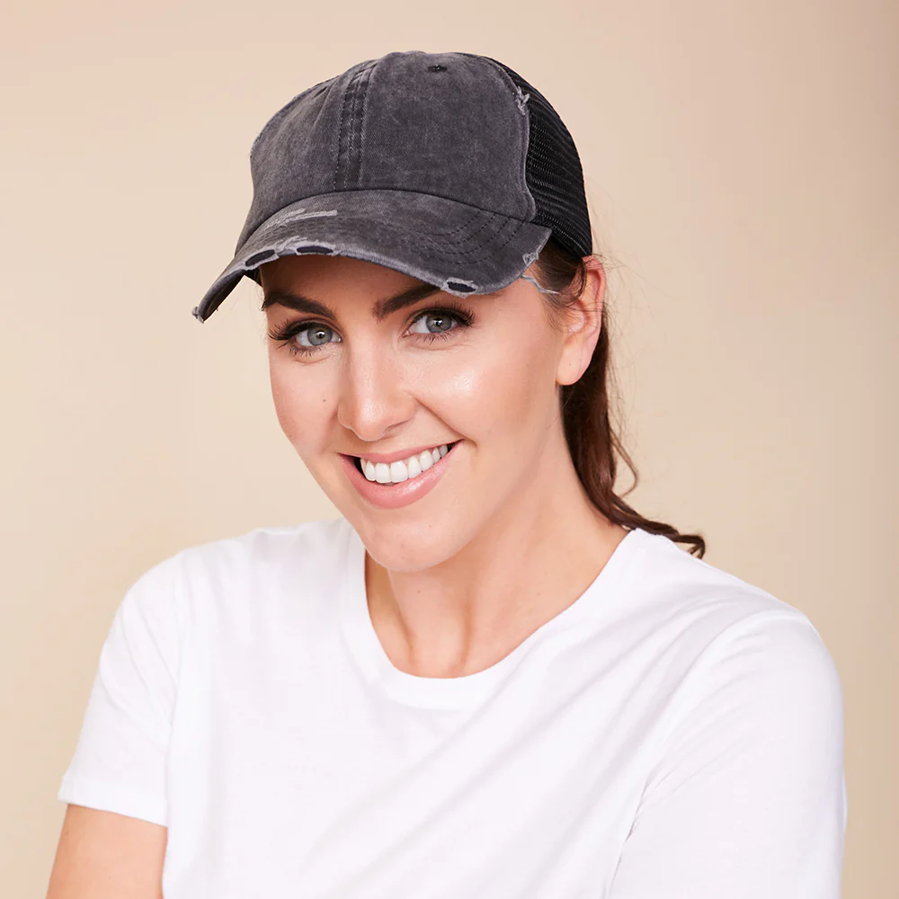 Bali Vintage Hat  (Black)