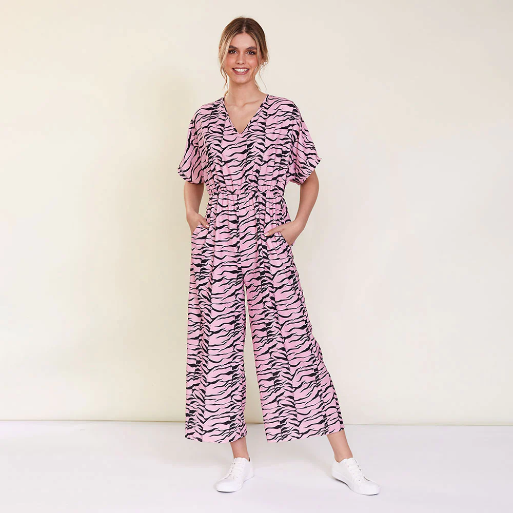 Becky Jumpsuit (Pink) - Image 5