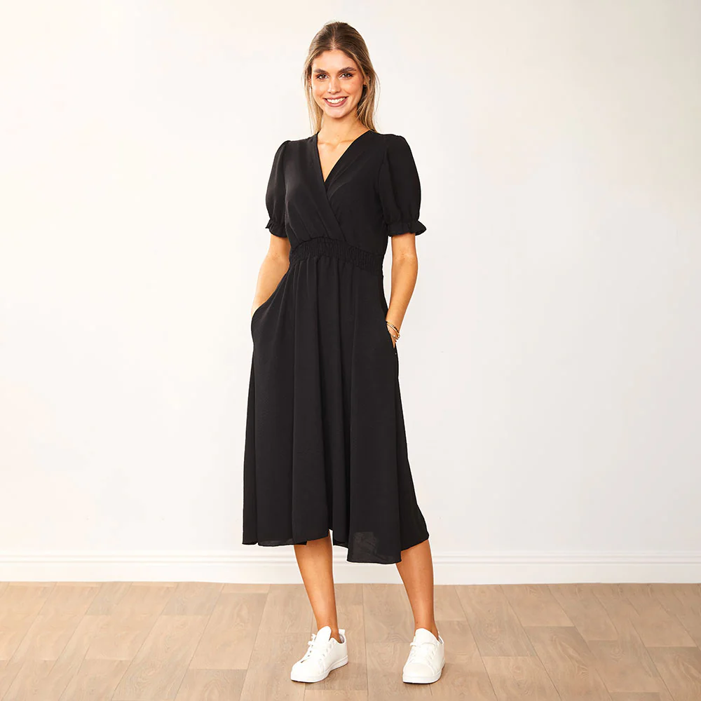 Belle Dress (Black) - Image 3