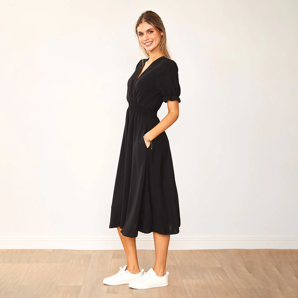 Belle Dress (Black) - Image 7