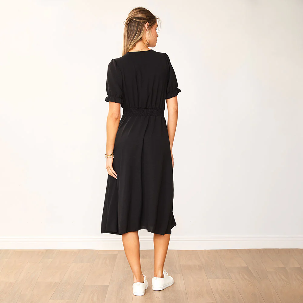 Belle Dress (Black) - Image 9