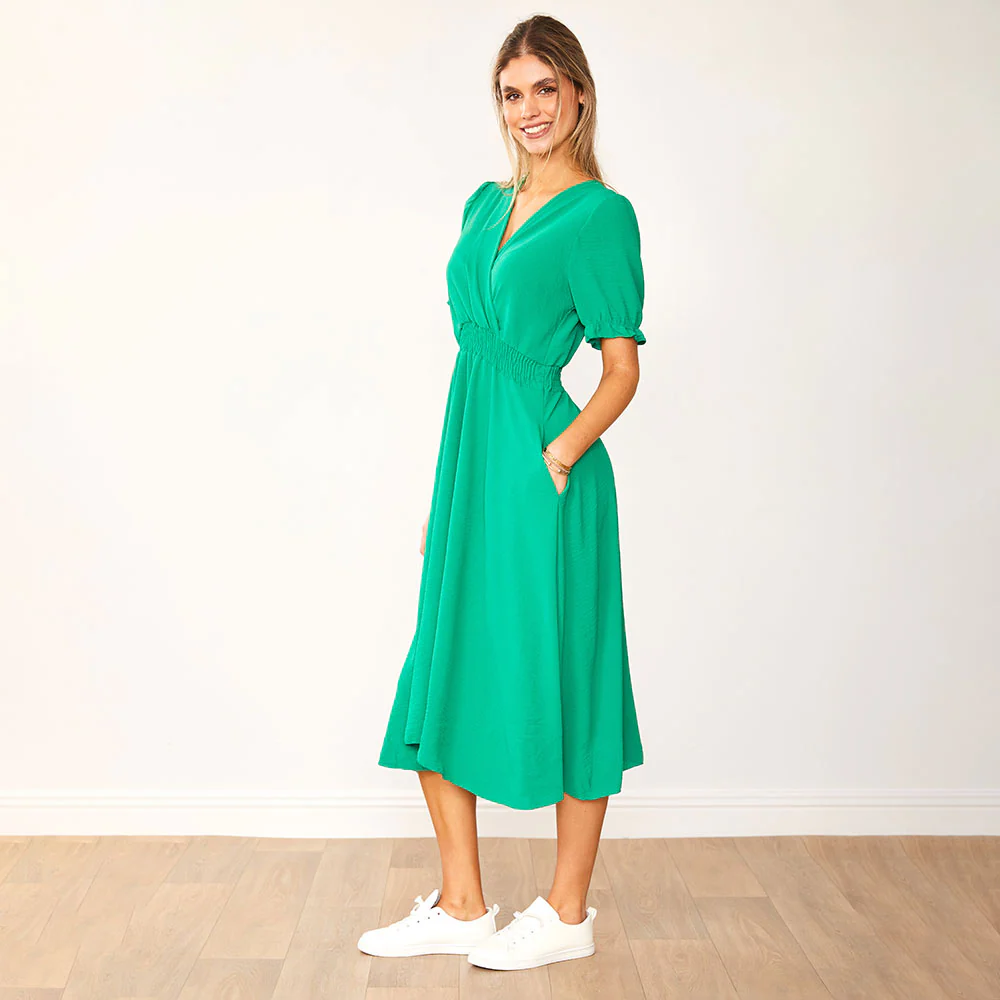 Belle Dress (Green) - Image 12