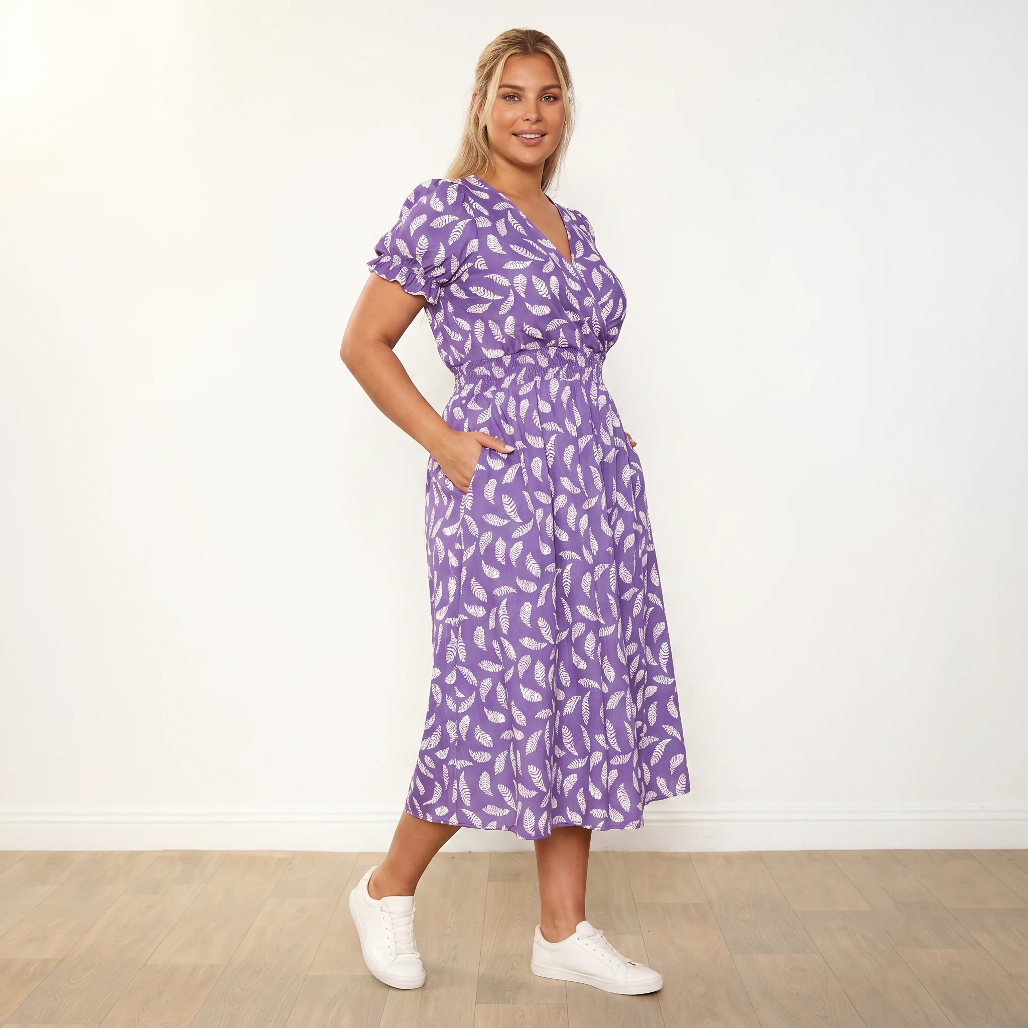 Belle Dress (Violet Feather) - Image 17