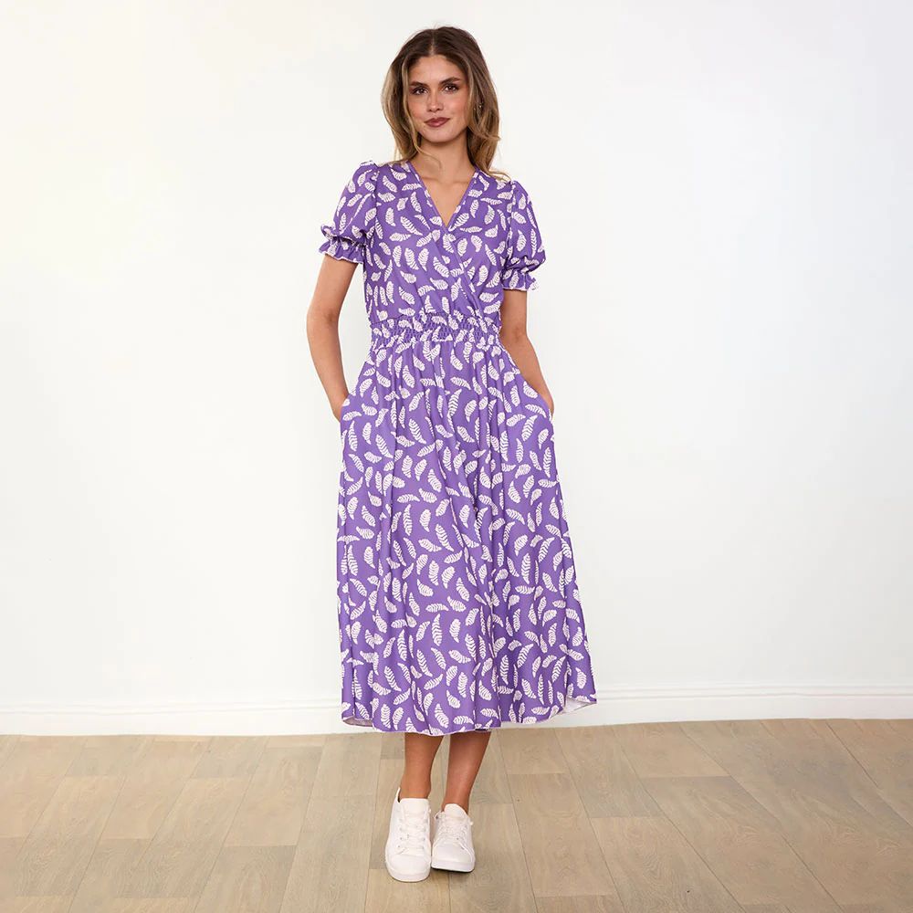 Belle Dress (Violet Feather) - Image 3
