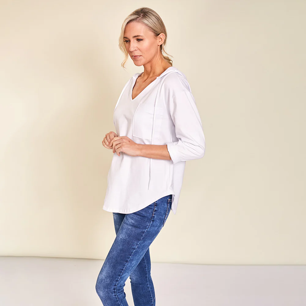 Billie Hoody (White) - Image 8