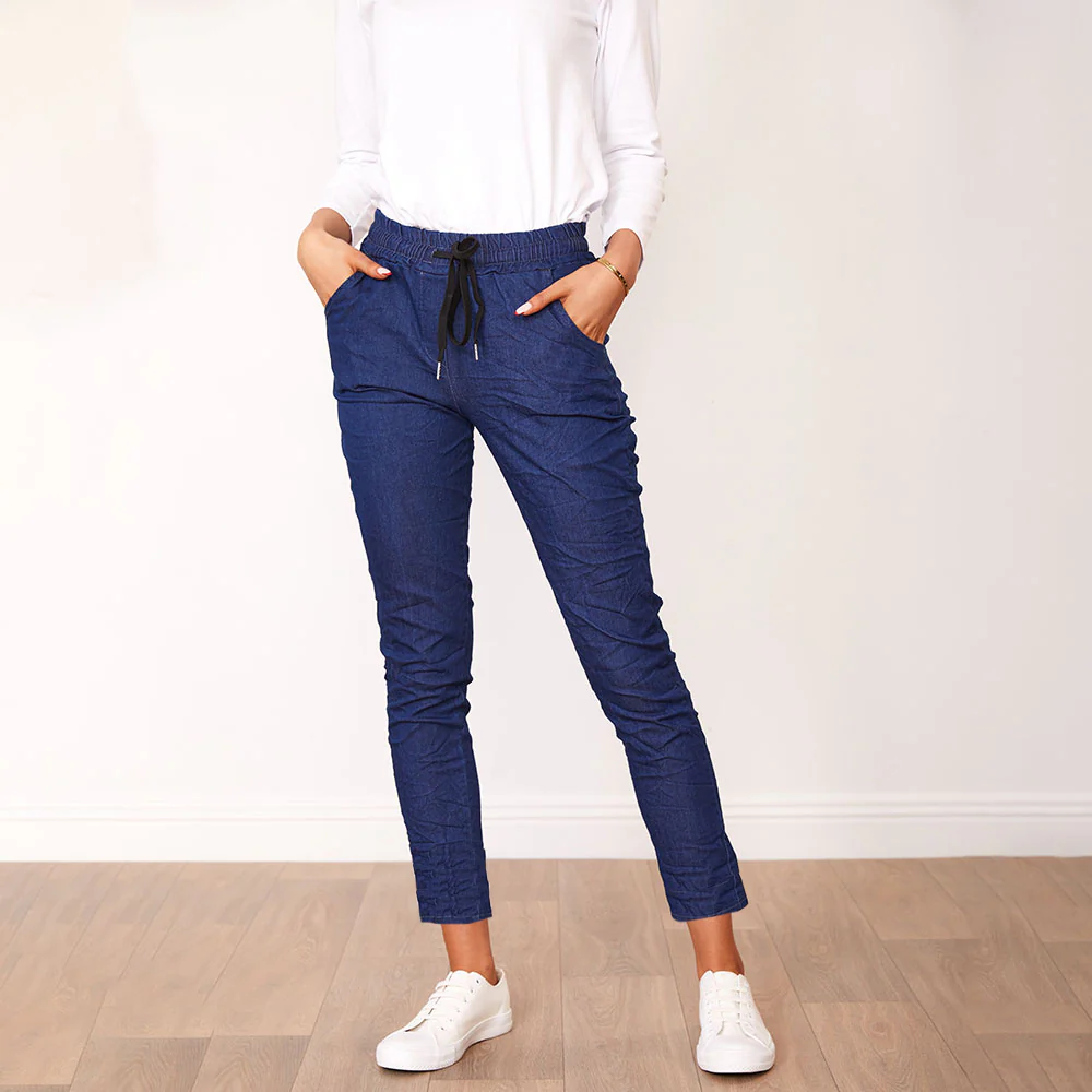 Billie Stretch Jogger (Denim) - Image 2