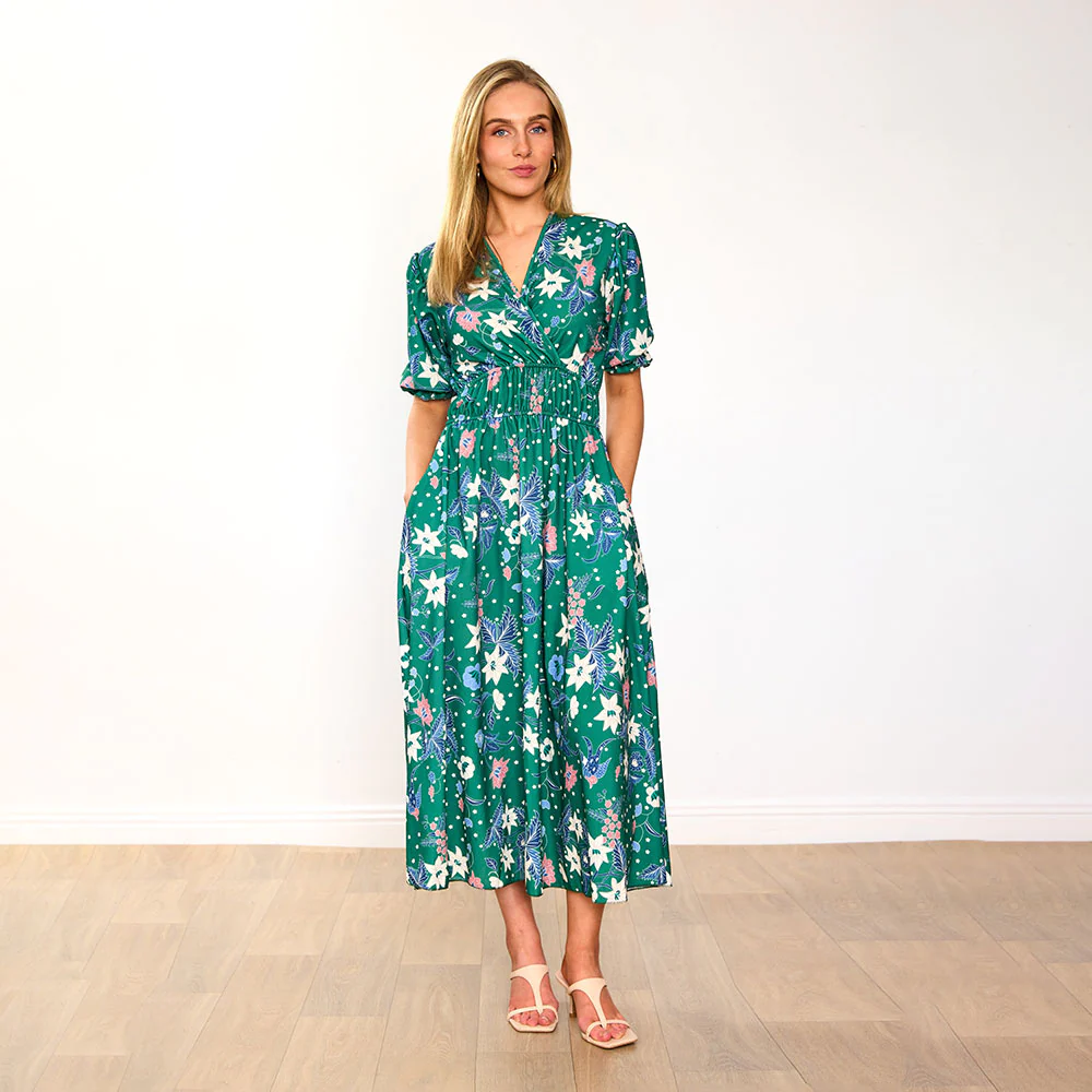 Bonnie Dress (Emerald/Lily) - Image 9