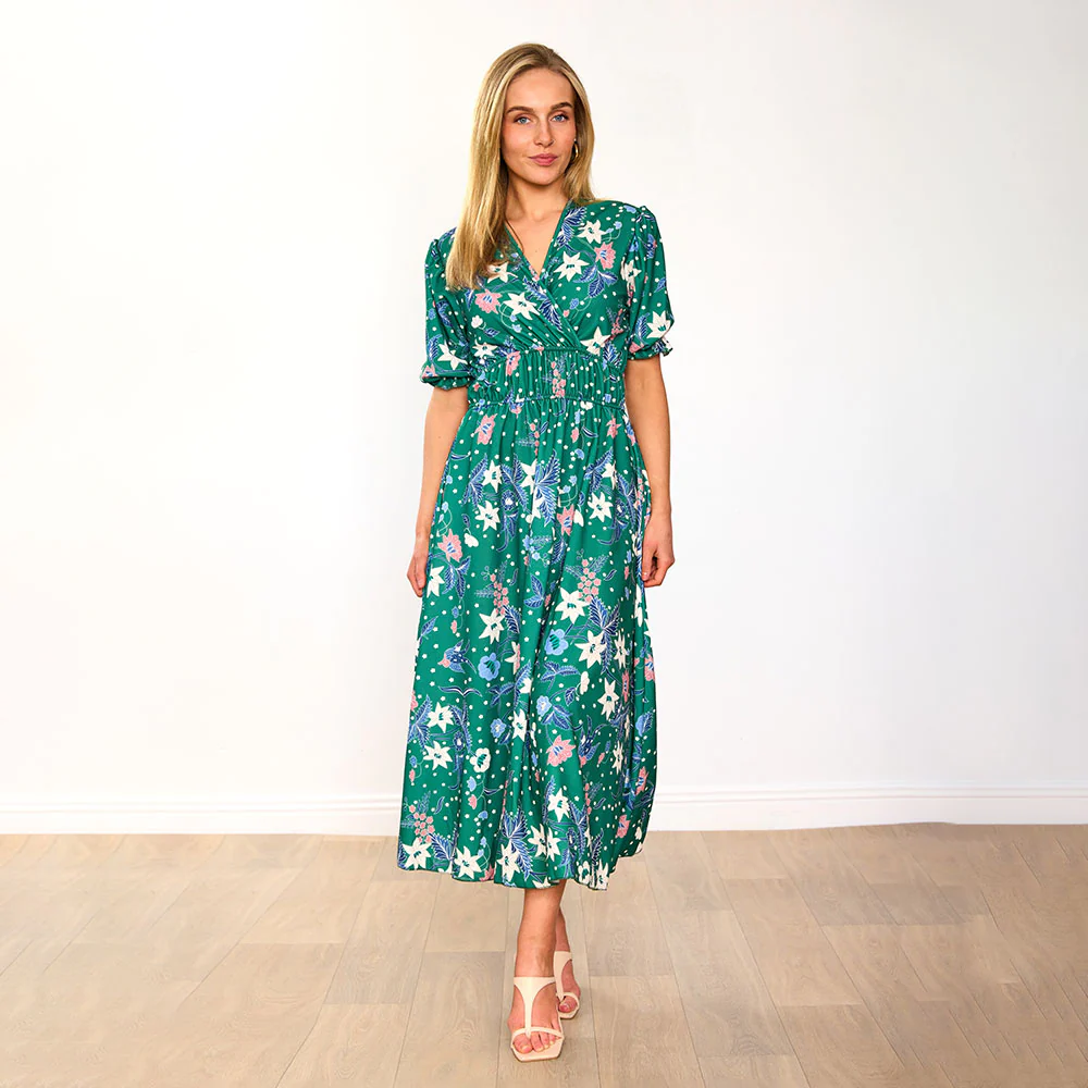 Bonnie Dress (Emerald/Lily) - Image 11